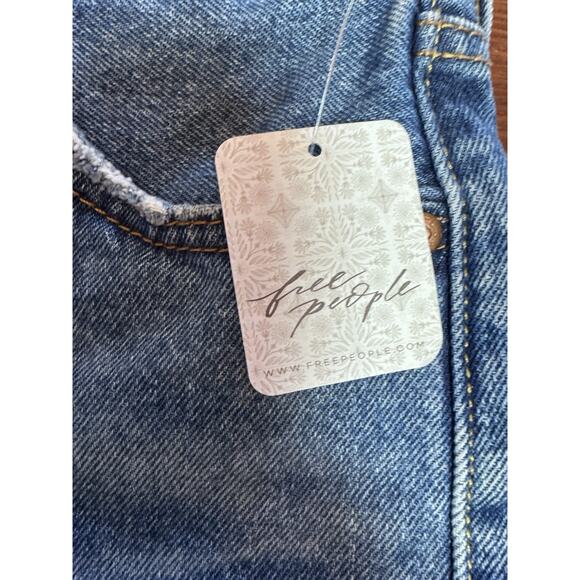 Levi's Free People 501 High-Rise Denim Shorts Athens Blue Size 24 NWT $69 - Picture 9 of 16